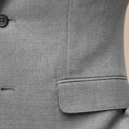 Raffael | Herren Slim Fit Sakko Einknopf Blazer - Image 3