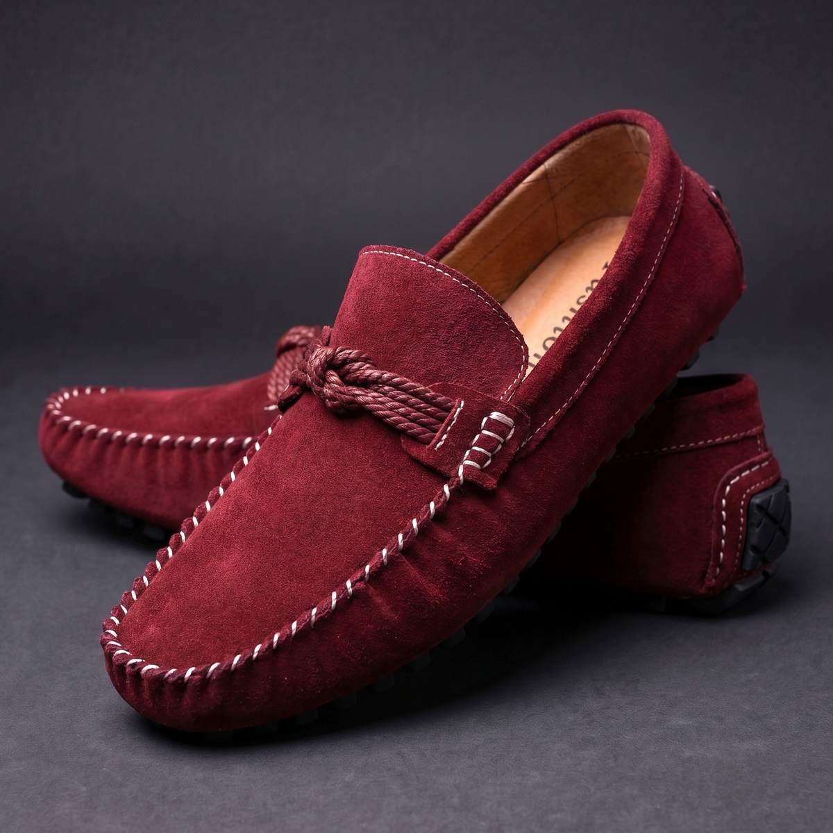 Damen Loafers Quaste Flexible Slip-On Mokassins Schuhe 1