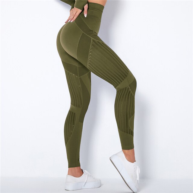 Leggings Damen Hoch Tailliert | Ausgeschnittene Details 4