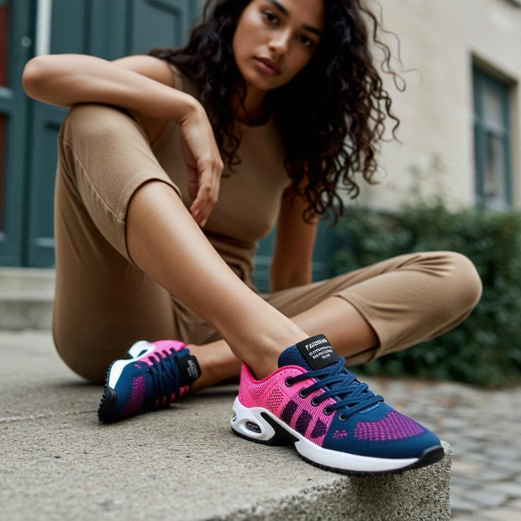 Damen Orthopädische Sneaker Stoßdämpfend Komfort Schuhe 8