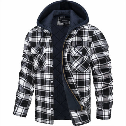 Holzfällerjacke Herren | Kariertes Design & Warm 6