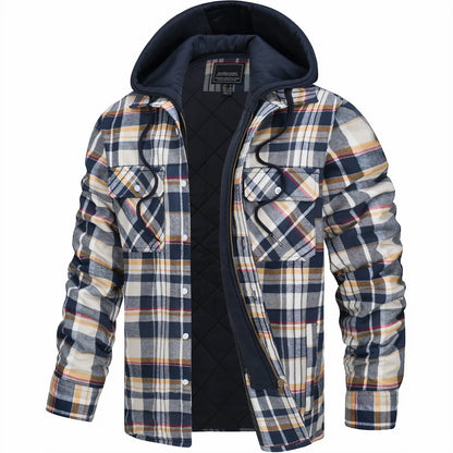 Holzfällerjacke Herren | Kariertes Design & Warm 2