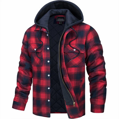 Holzfällerjacke Herren | Kariertes Design & Warm 3