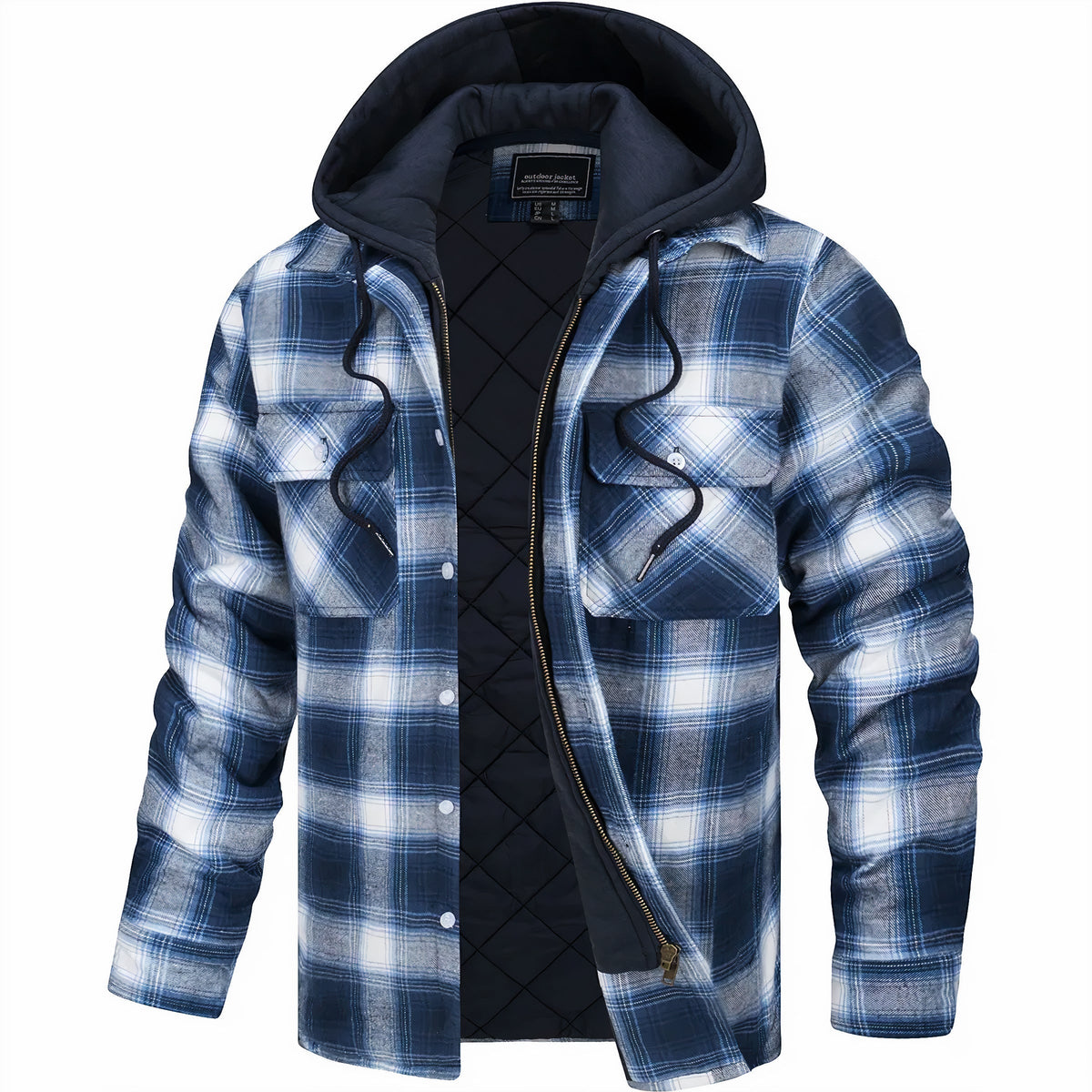 Holzfällerjacke Herren | Kariertes Design & Warm 5