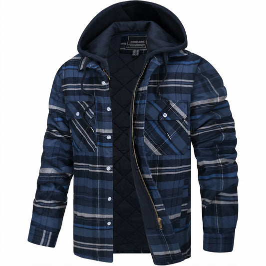 Holzfällerjacke Herren | Kariertes Design & Warm 1