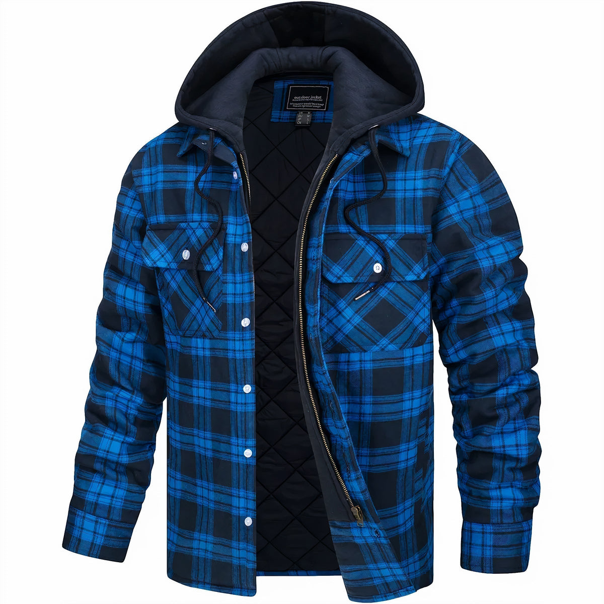 Holzfällerjacke Herren | Kariertes Design & Warm 4