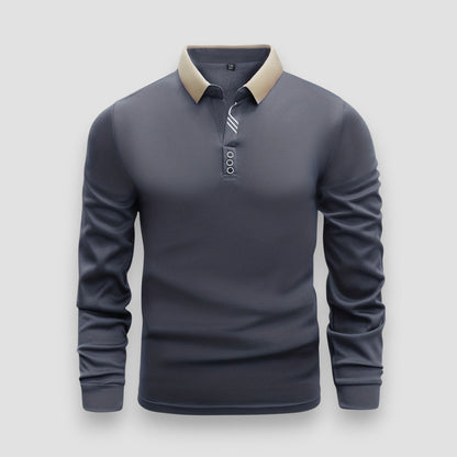 Poloshirt Herren Langarm | Atmungsaktiv & Pflegeleicht 2