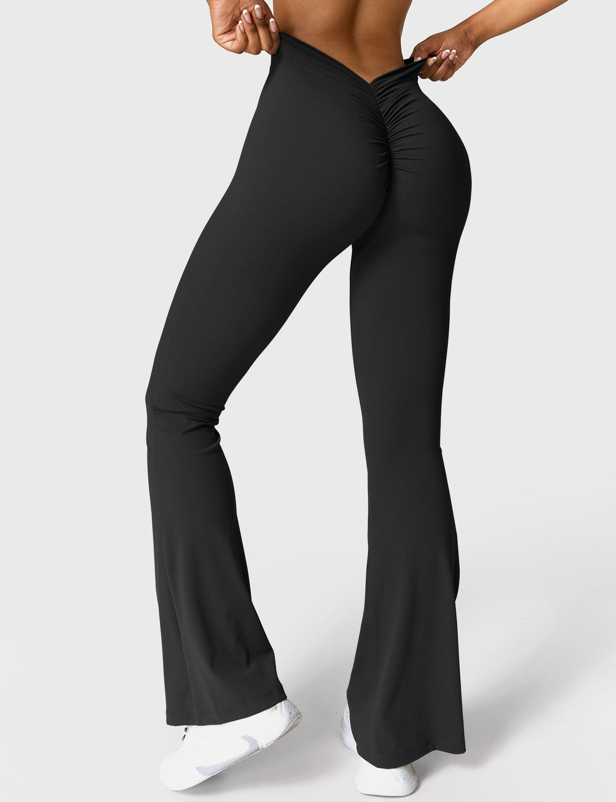 Ausgestellte Leggings Damen | Mit Stilvollem V-Ausschnitt 2