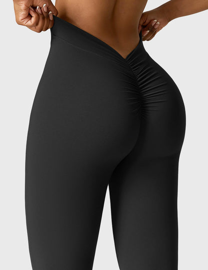 Ausgestellte Leggings Damen | Mit Stilvollem V-Ausschnitt 3
