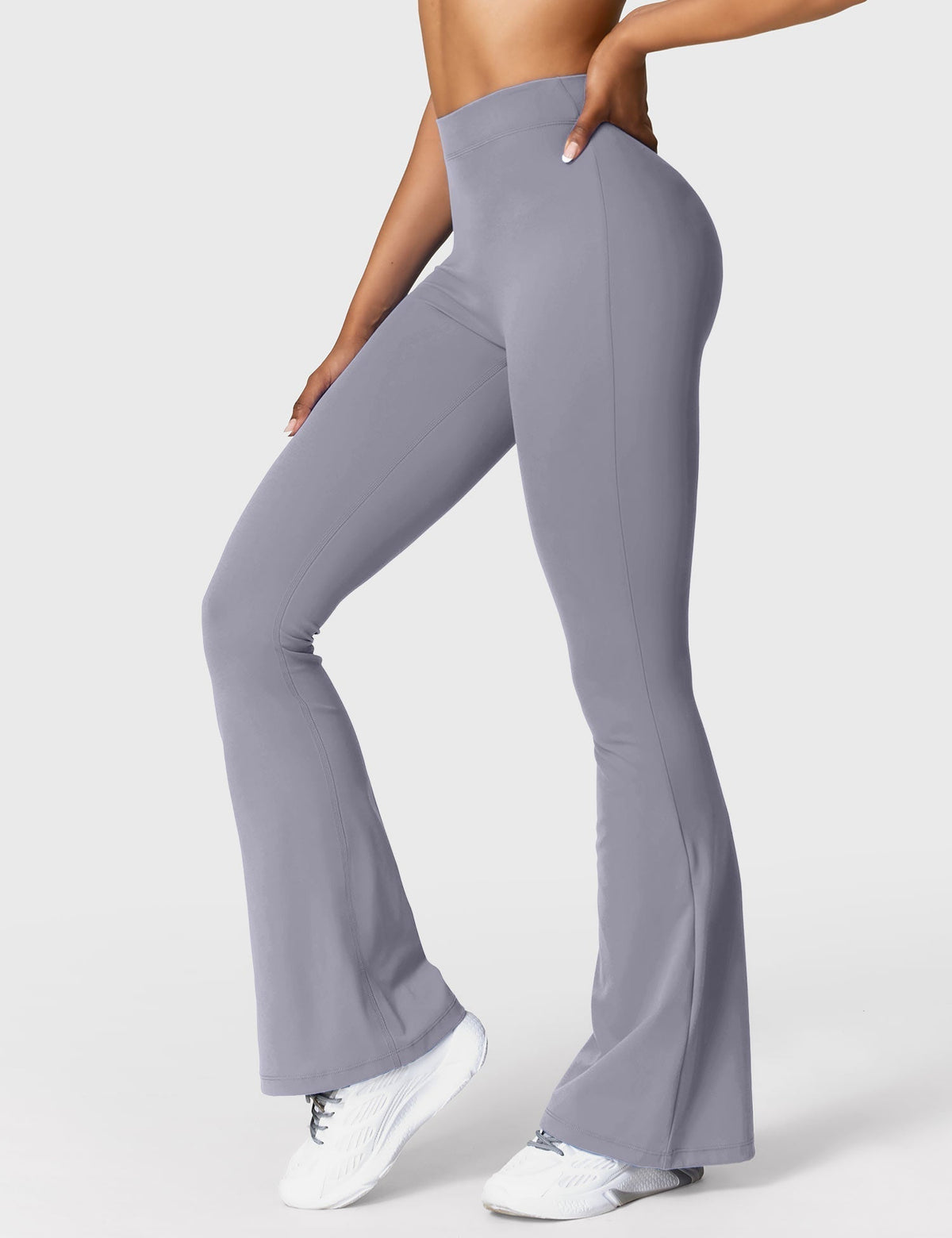 Ausgestellte Leggings Damen | Mit Stilvollem V-Ausschnitt 36
