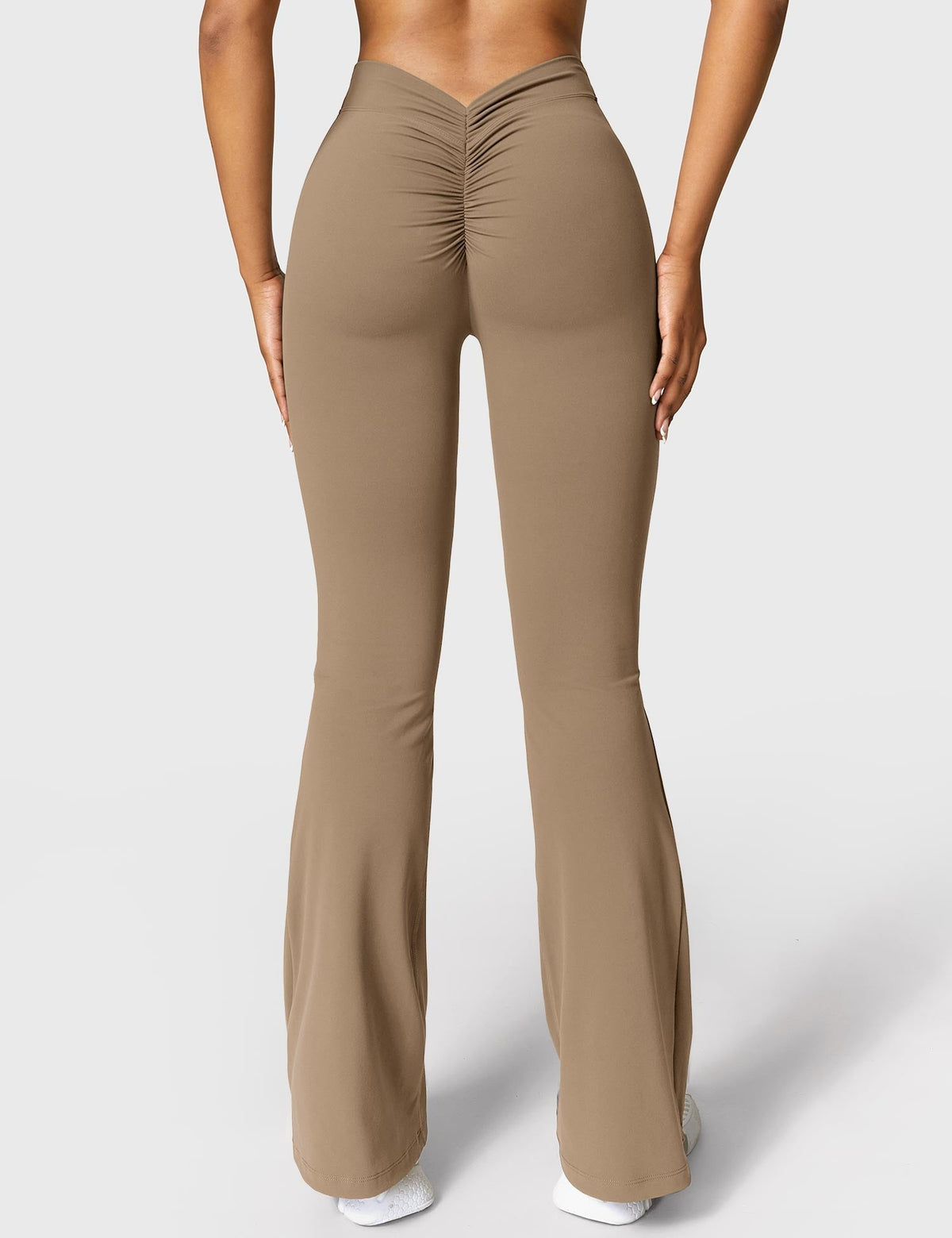 Ausgestellte Leggings Damen | Mit Stilvollem V-Ausschnitt 41