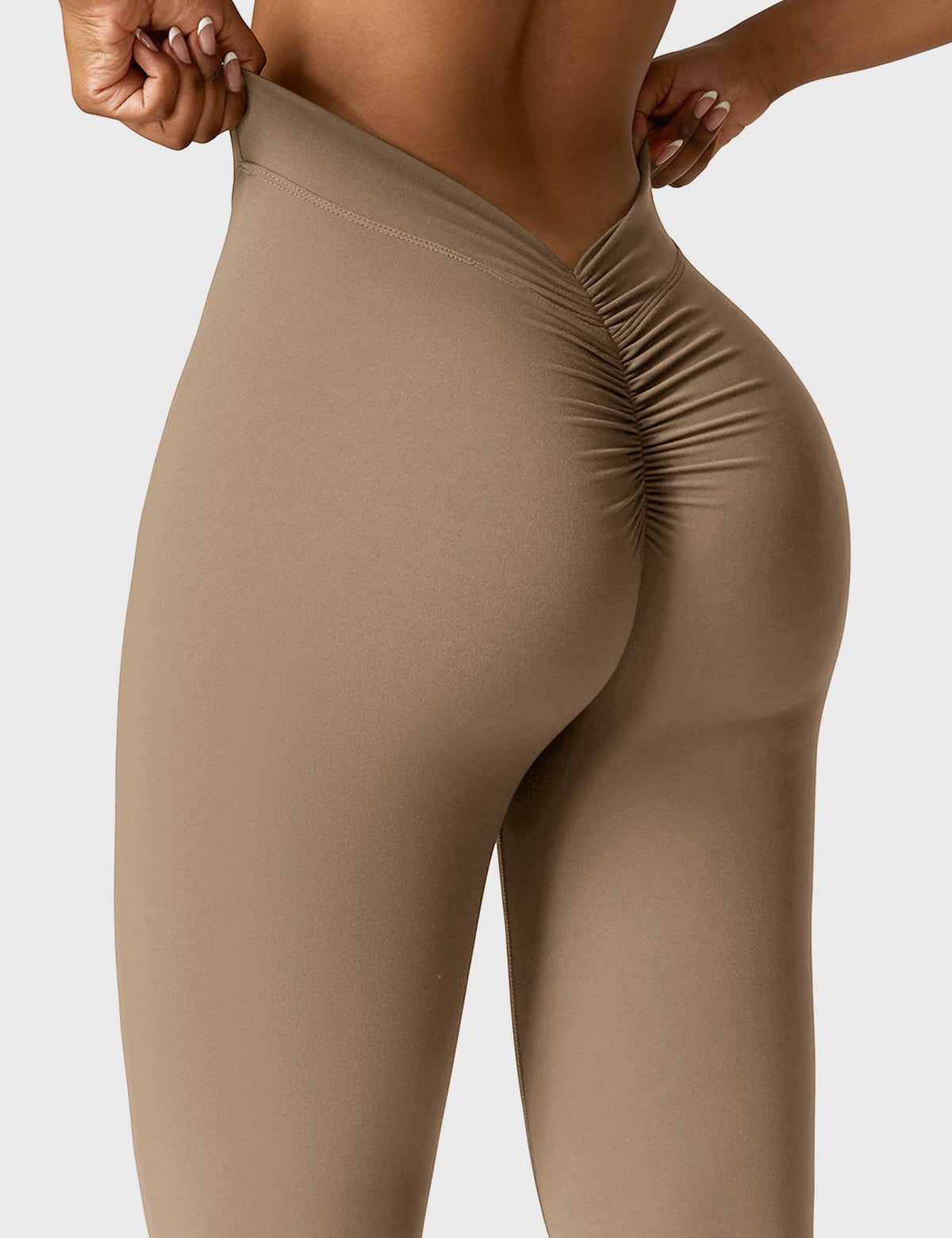 Ausgestellte Leggings Damen | Mit Stilvollem V-Ausschnitt 43
