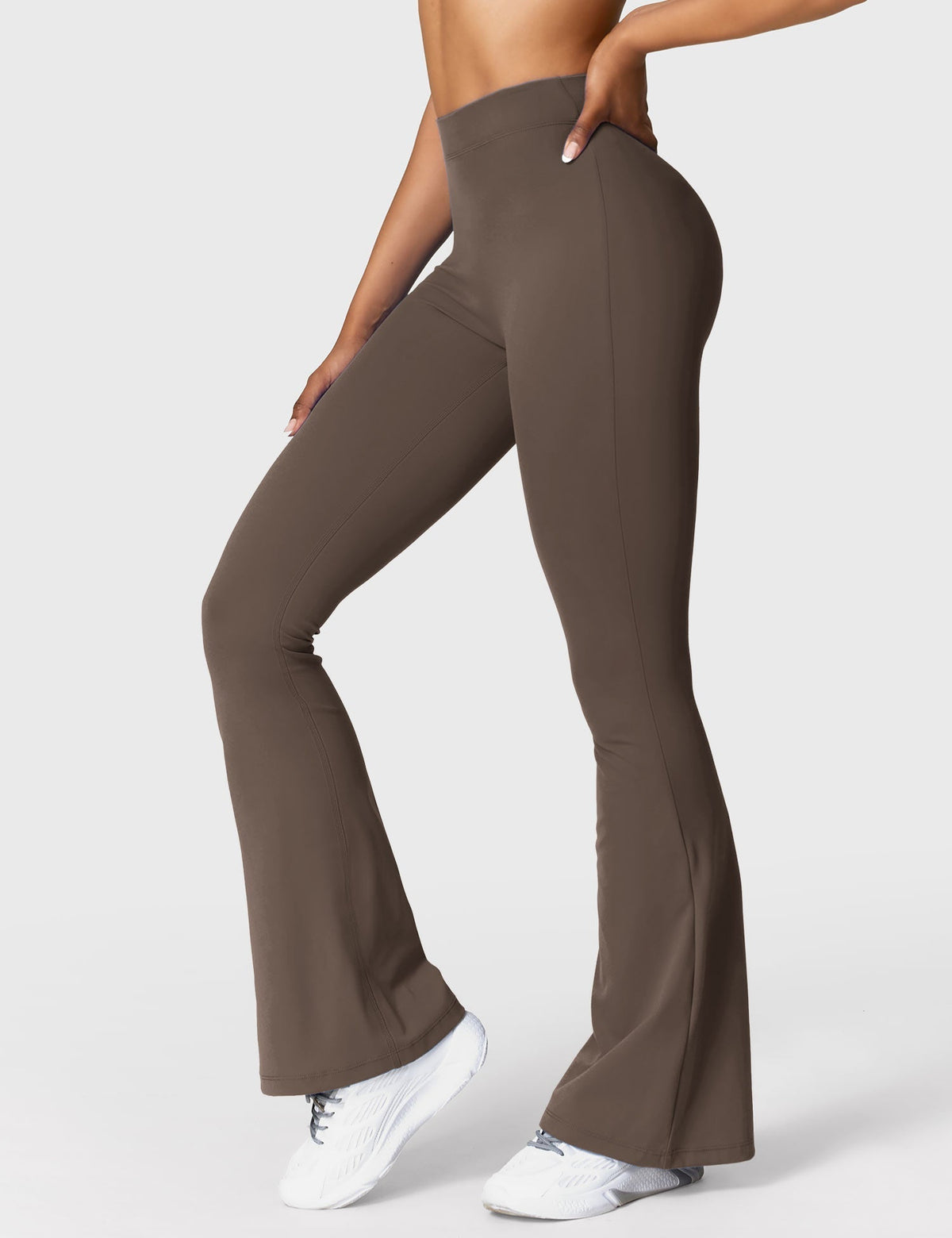 Ausgestellte Leggings Damen | Mit Stilvollem V-Ausschnitt 12