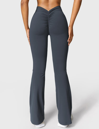 Ausgestellte Leggings Damen | Mit Stilvollem V-Ausschnitt 45