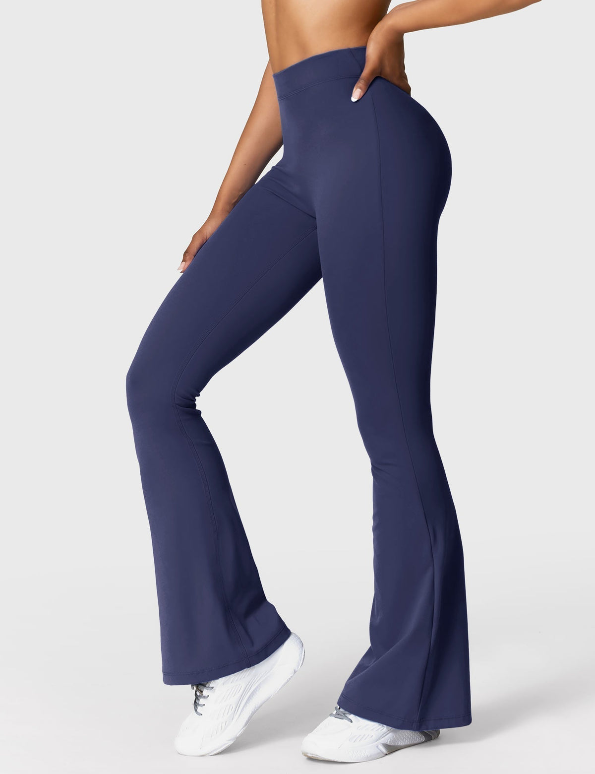 Ausgestellte Leggings Damen | Mit Stilvollem V-Ausschnitt 8