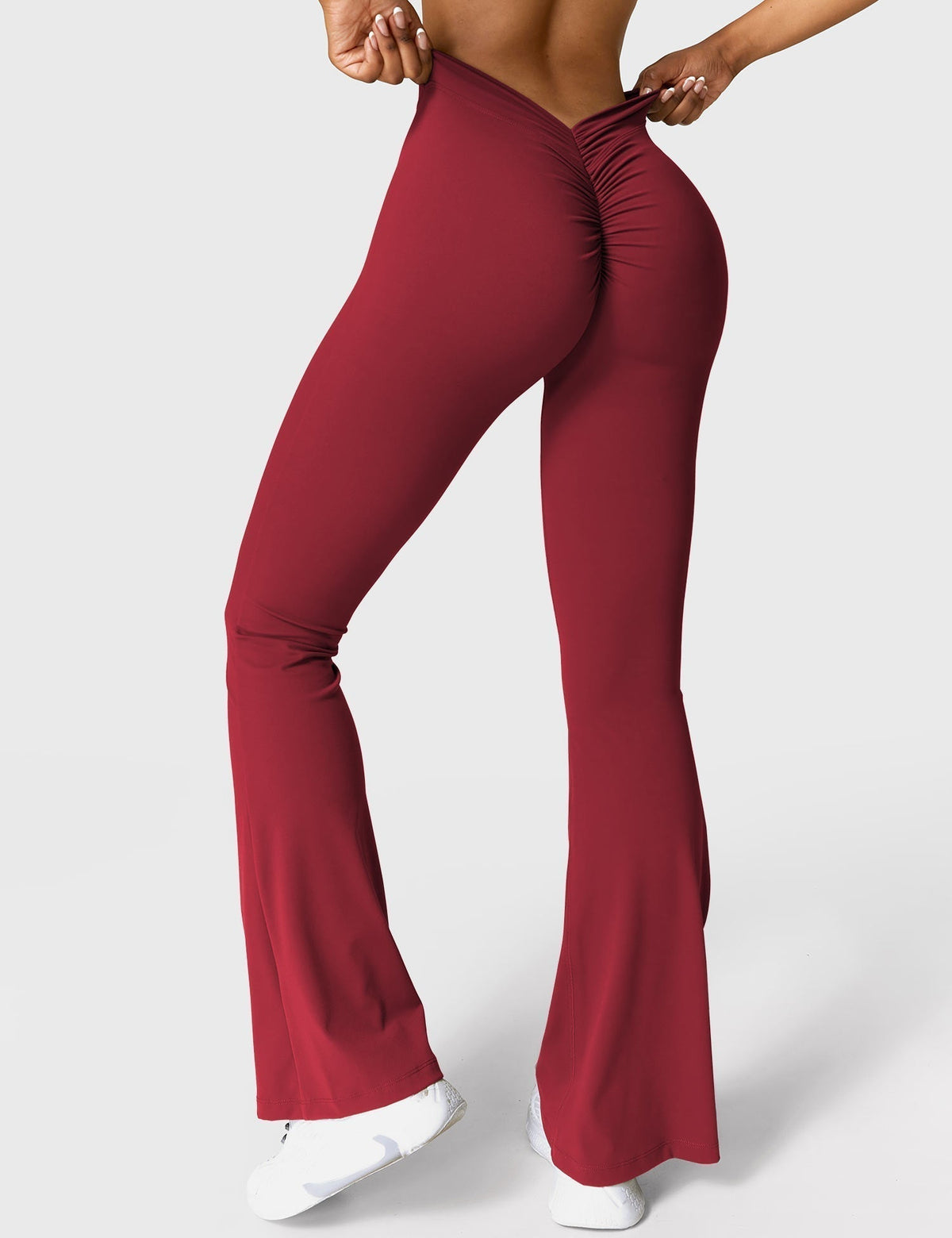 Ausgestellte Leggings Damen | Mit Stilvollem V-Ausschnitt 22