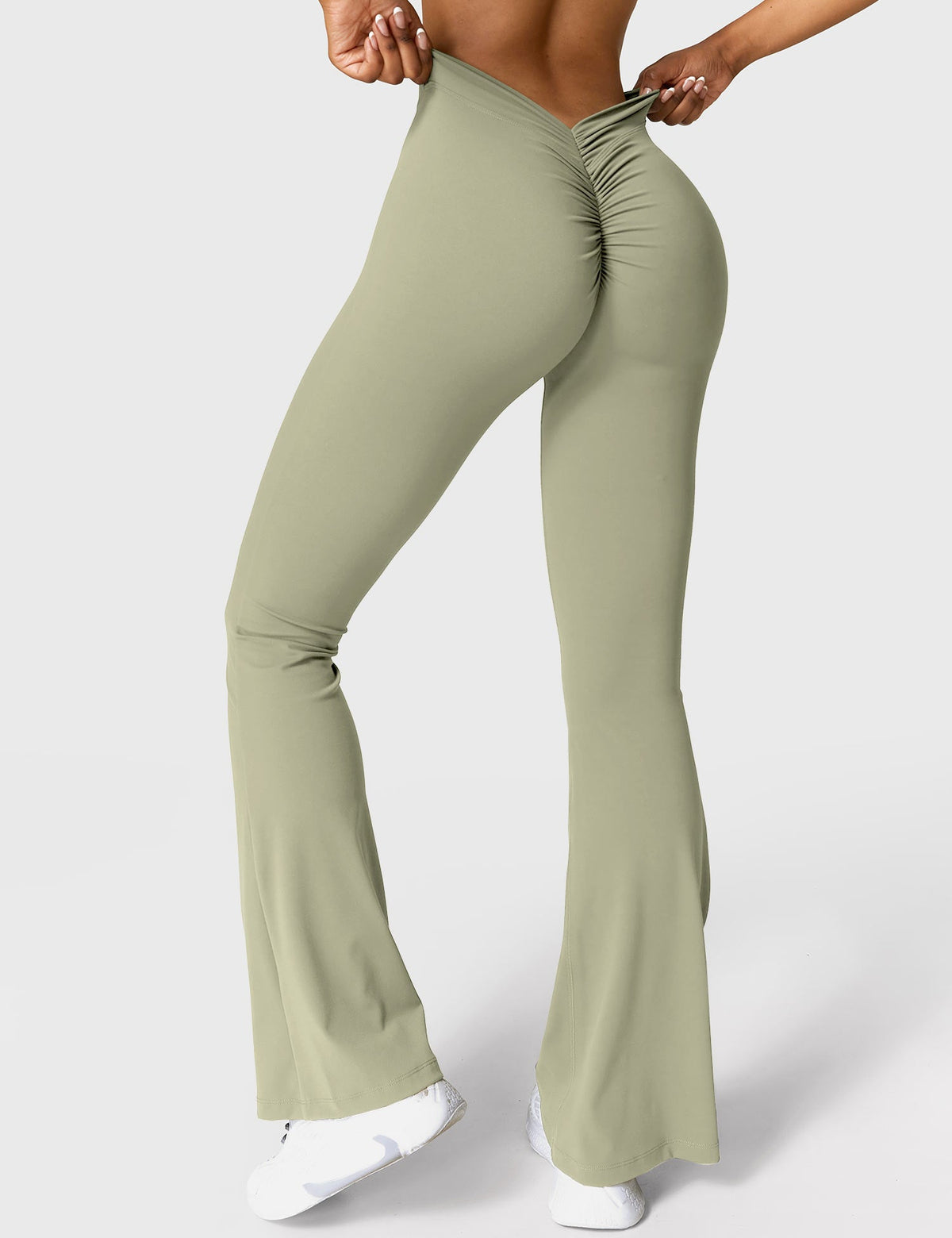 Ausgestellte Leggings Damen | Mit Stilvollem V-Ausschnitt 26