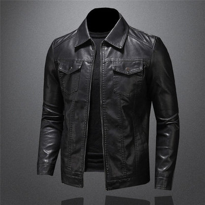 Bikerjacke Herren | Taillierter Schnitt & Edler Look 2